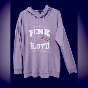Pink Floyd “Dark Side of the Moon” Hoodie, Lane Bryant Size 14/16 Light Purple